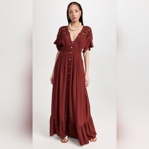 NWT Free People Colette Maxi Dress